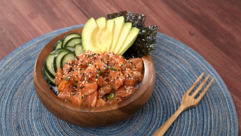 Hawaiian Style Salmon Poke